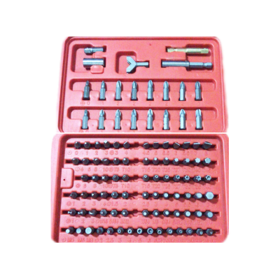 Screw driver bits 100pcs per sets Flat Slotted Phillips Pozi Torx Hex with material 55# high carbon steel