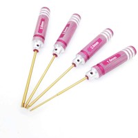 4 pcs Precision Screwdriver Set with titanium plating Hex screwdrivers bits for RC car racing hobby car tool kit